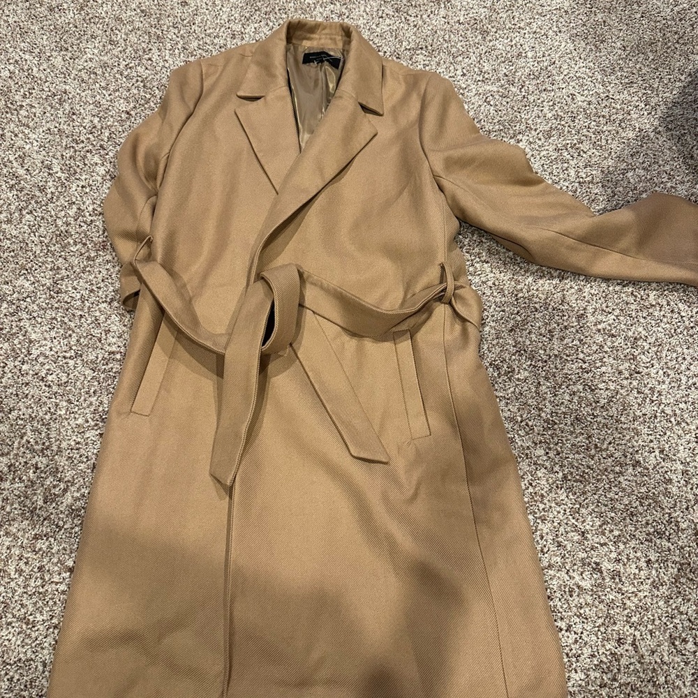 Banana Republic wool coat with waist tie